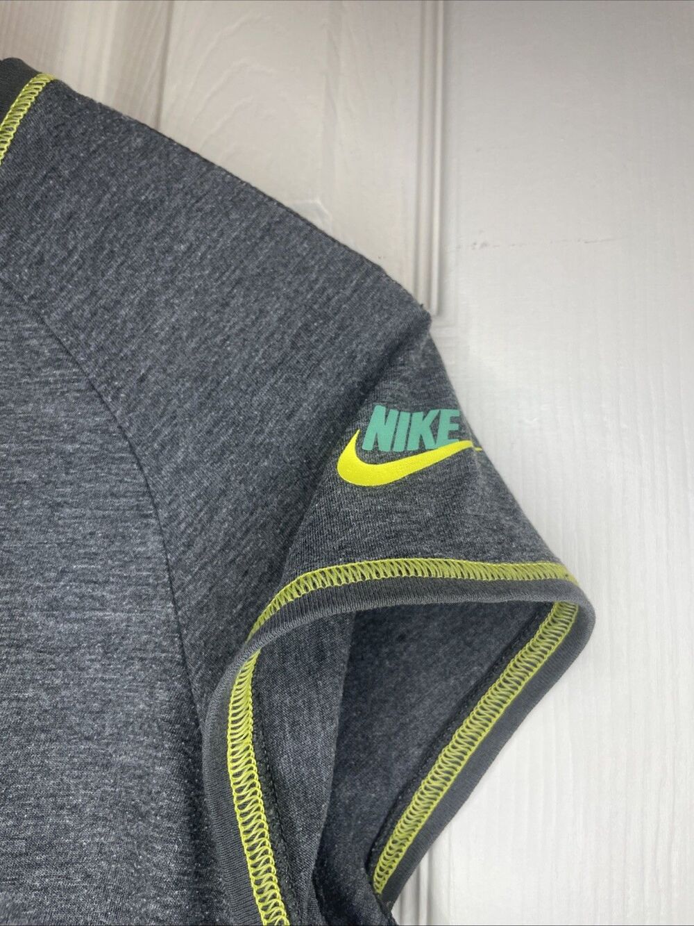 Vintage 2000s L Nike Gray “West 4th Street Streetball” Tee Y2K Athletic T-Shirt - Picture 5 of 10
